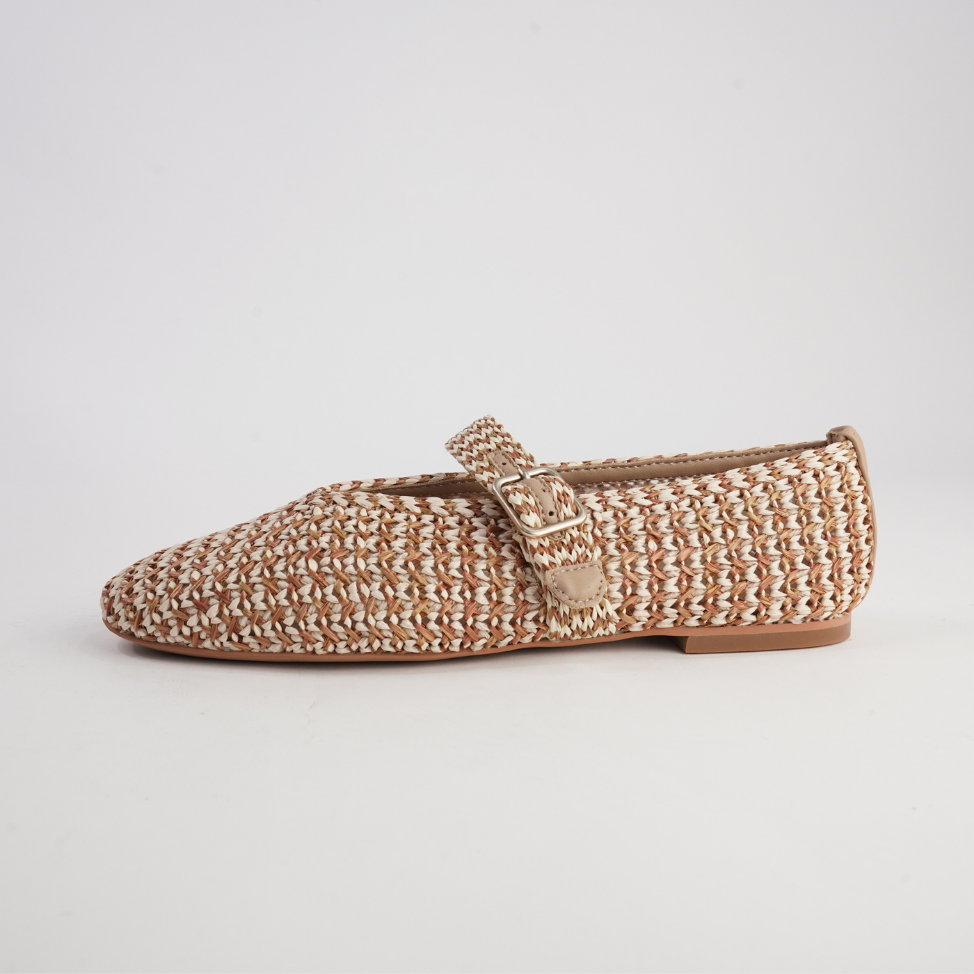 Santalum Caramel Ballet Flats