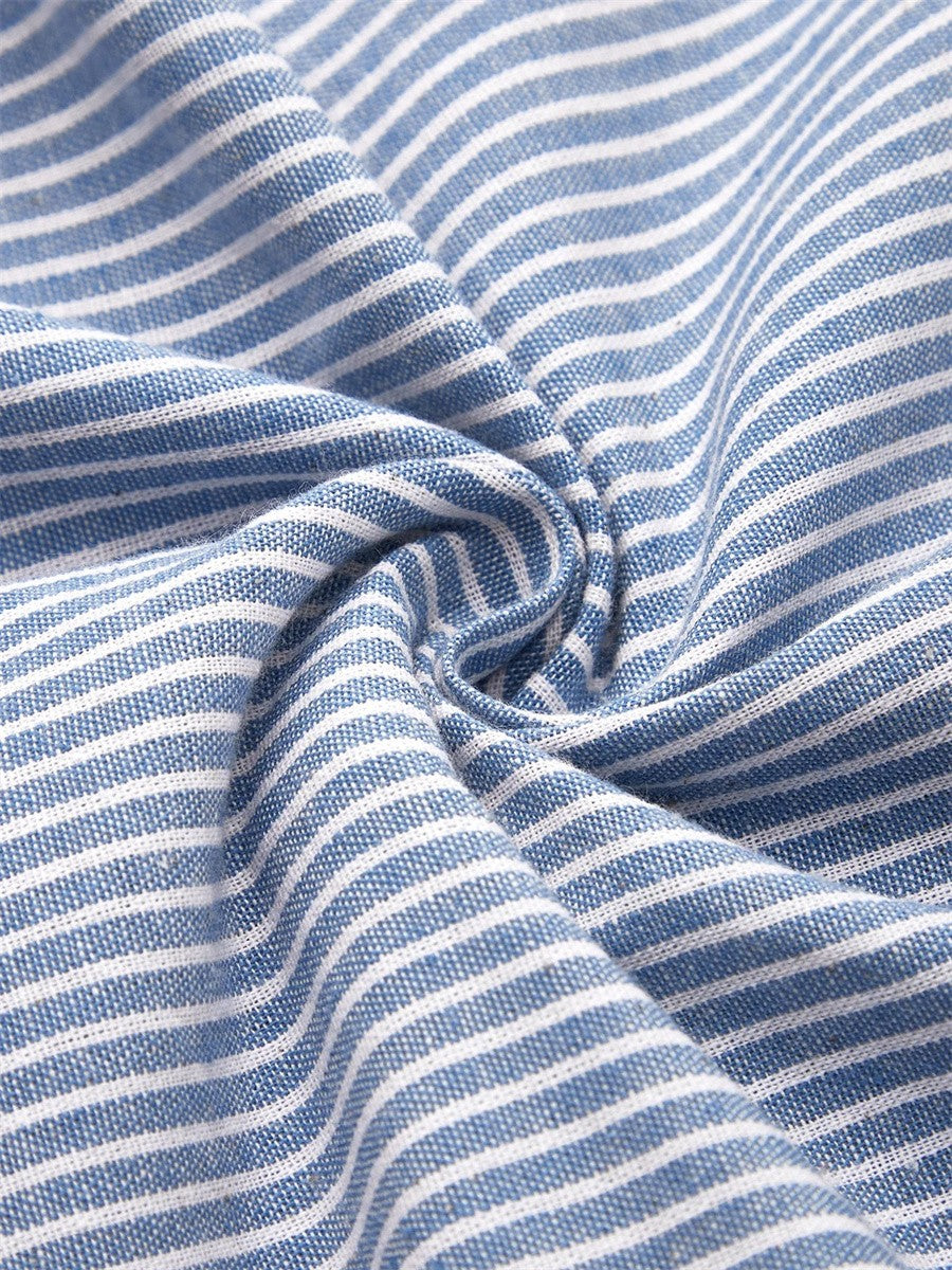 Cora | Chic Striped Midi Dress for Effortless Elegance