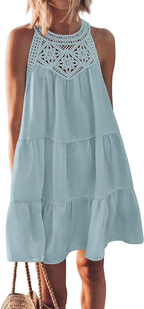Seraphine | Sleeveless Backless A-Line Mini Dress