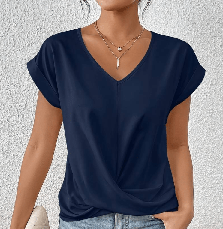 Luna | Chic V-Neck Tummy Control Top for a Flattering Silhouette