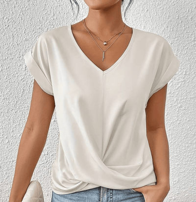 Luna | Chic V-Neck Tummy Control Top for a Flattering Silhouette