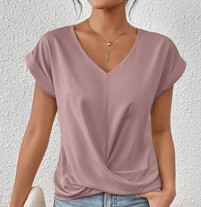 Luna | Chic V-Neck Tummy Control Top for a Flattering Silhouette